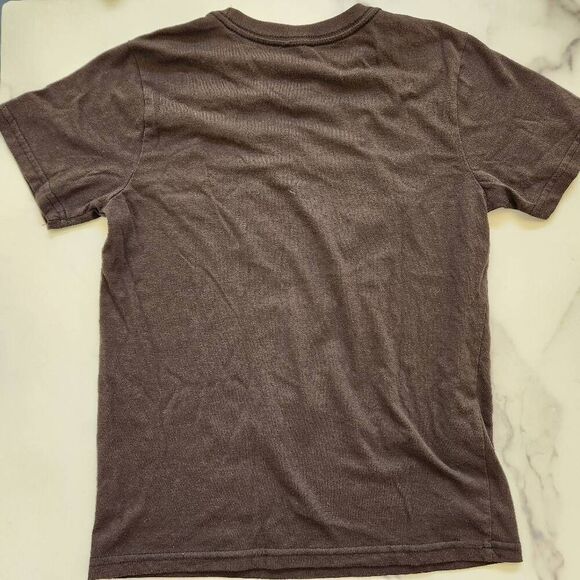 Batman boys short sleeve casual t-shirt medium charcoal gray neon green print - Picture 4 of 4